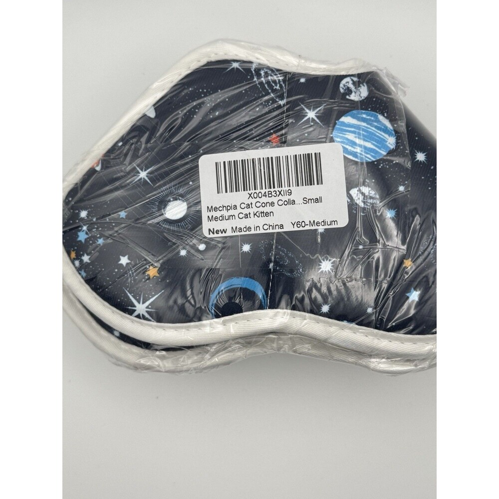 Mechpia Soft Cat Recovery Cone Collar - Space Print